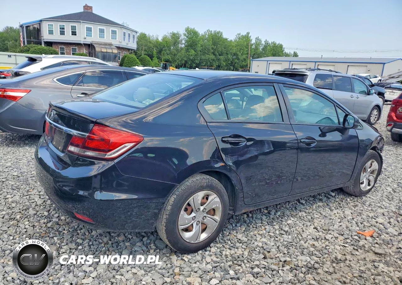 2013 Honda Civic Lx VIN:2HGFB2F56DH524727 - 3
