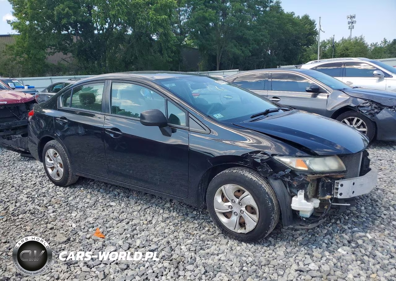 2013 Honda Civic Lx VIN:2HGFB2F56DH524727 - 4