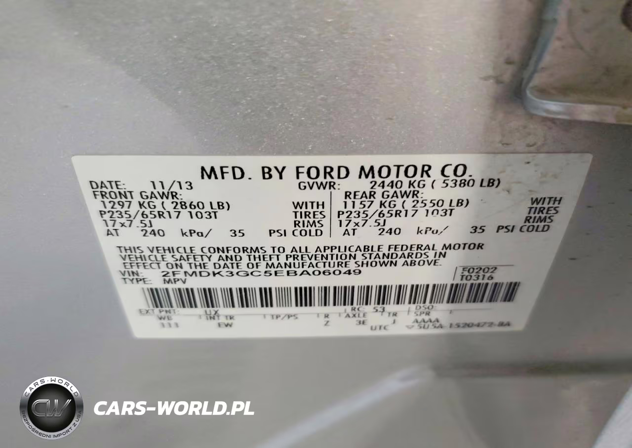 2014 Ford Edge Se VIN:2FMDK3GC5EBA06049 - 13
