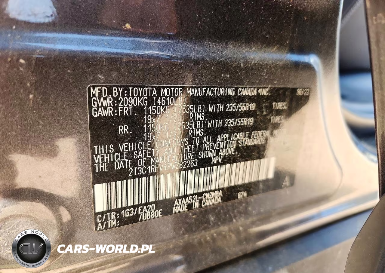 2023 Toyota Rav4 Xle Premium VIN:2T3C1RFV4PW282263 - 14