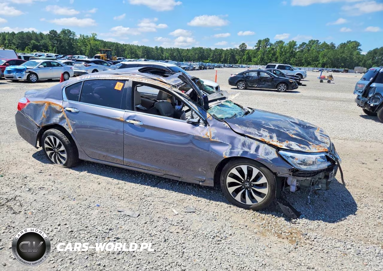 2014 Honda Accord Touring Hybrid VIN:1HGCR6F74EA006848 - 4