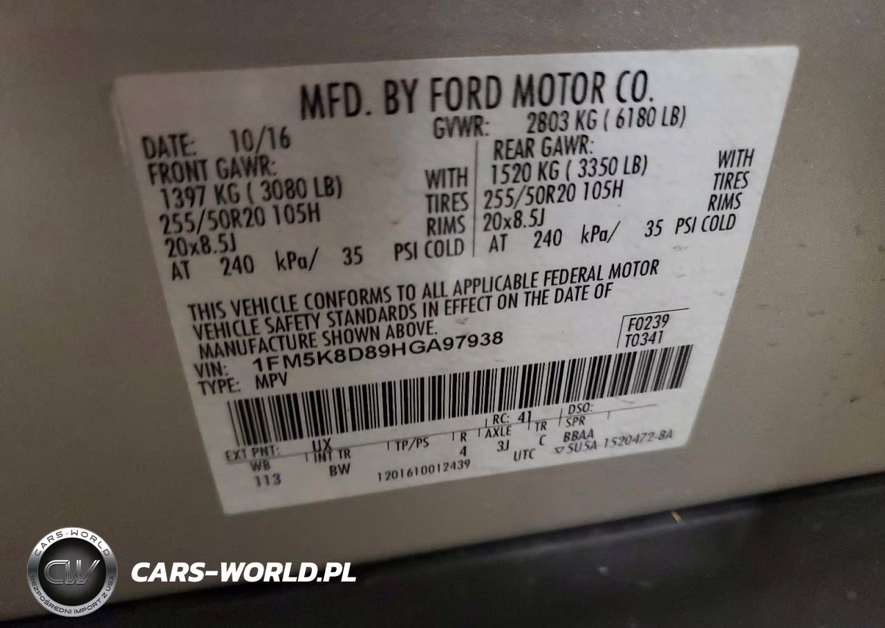 2017 Ford Explorer Xlt VIN:1FM5K8D89HGA97938 - 13