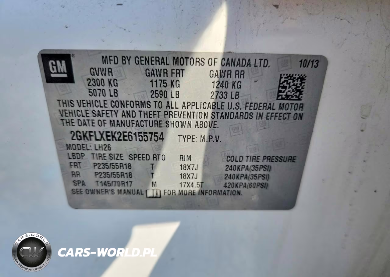 2014 GMC Terrain Slt-1 VIN:2GKFLXEK2E6155754 - 13
