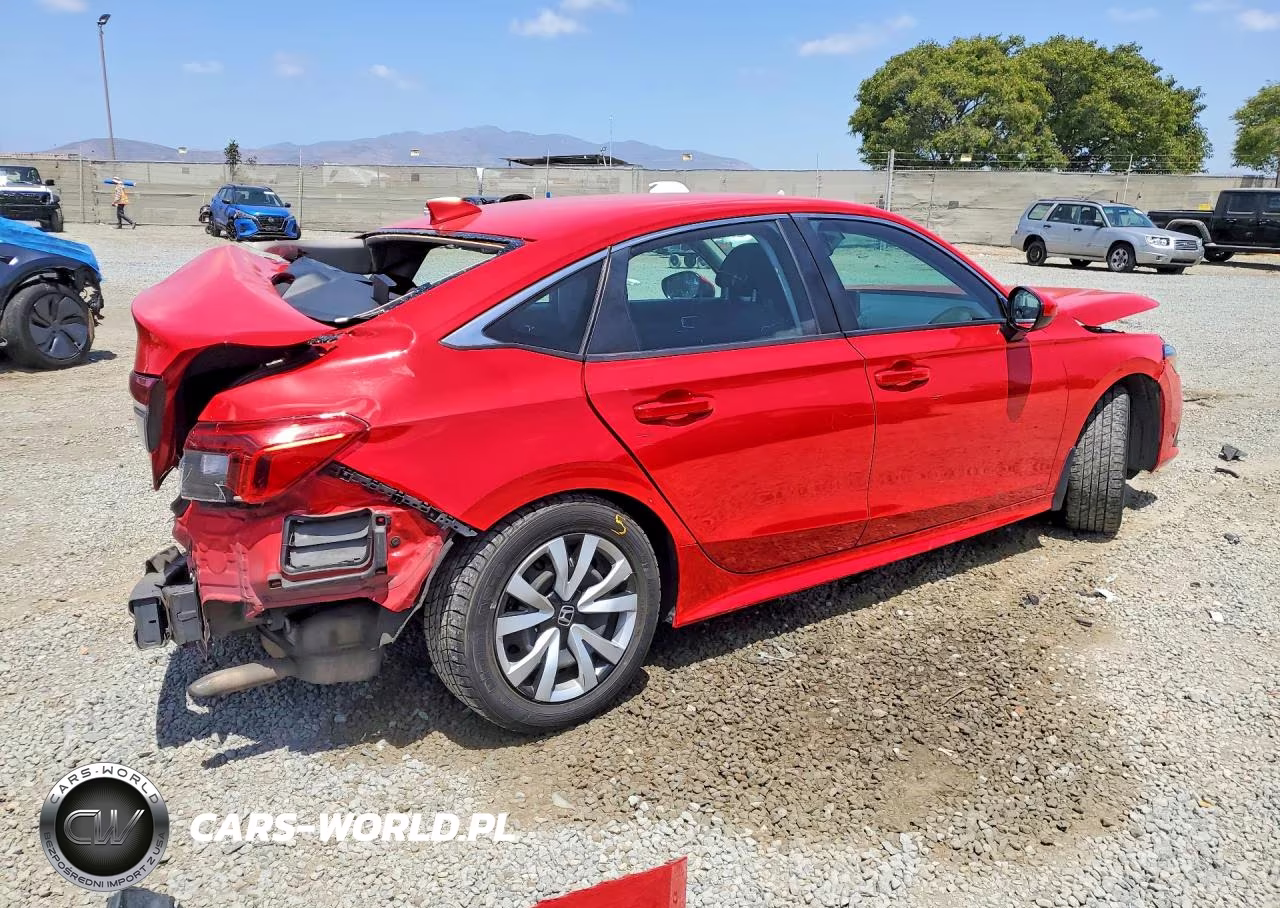 2022 Honda Civic Lx VIN:2HGFE2F21NH559576 - 3