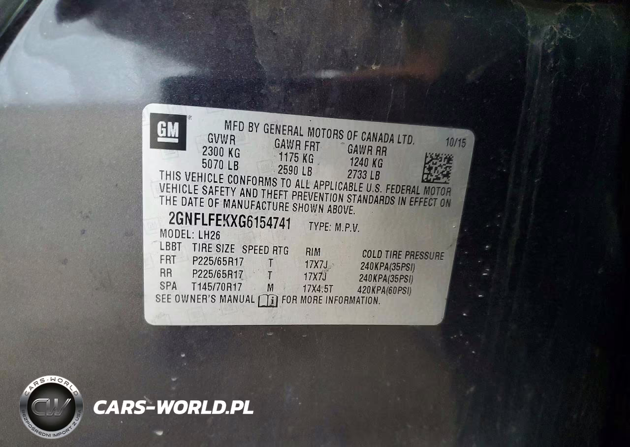 2016 Chevrolet Equinox Lt VIN:2GNFLFEKXG6154741 - 13