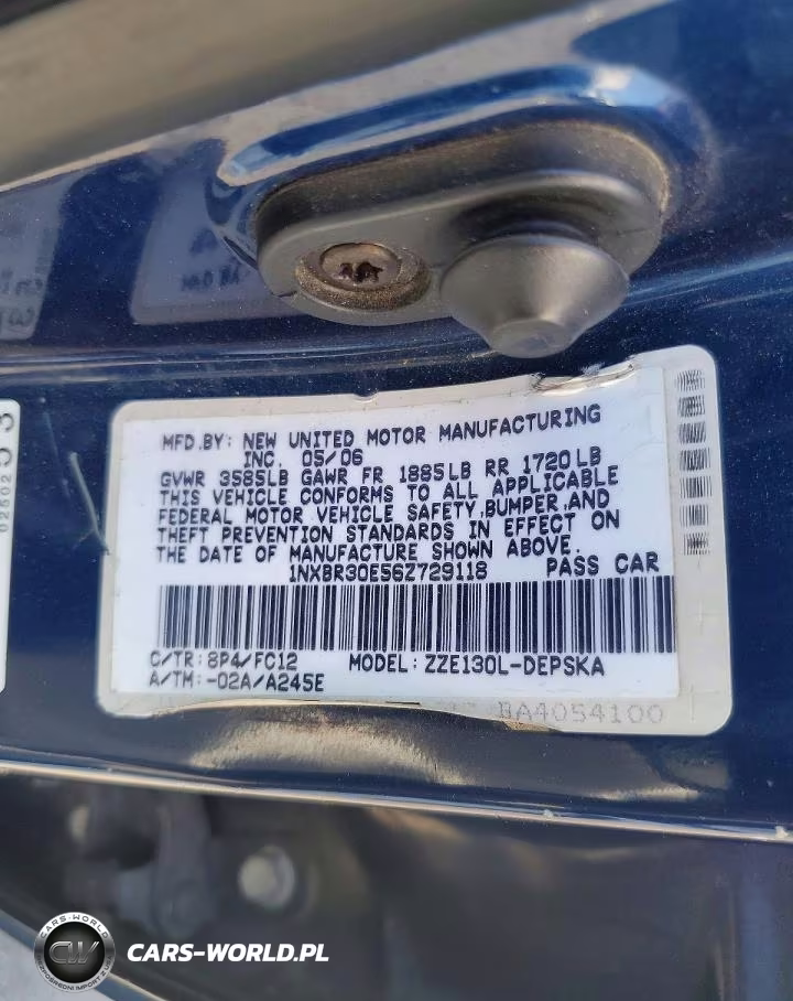 2006 Toyota Corolla S VIN:1NXBR30E56Z729118 - 12