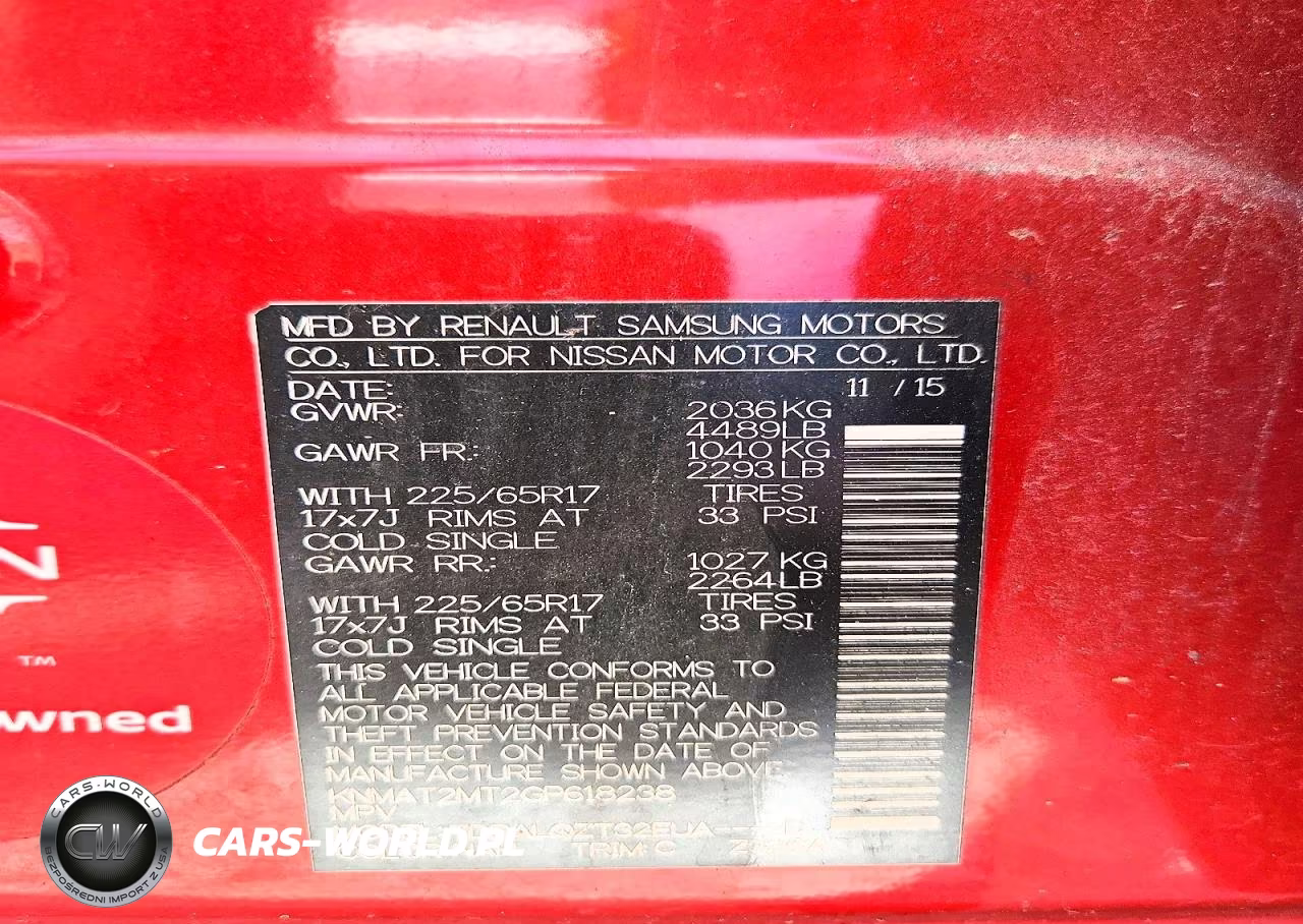 2016 Nissan Rogue Sv VIN:KNMAT2MT2GP618238 - 13