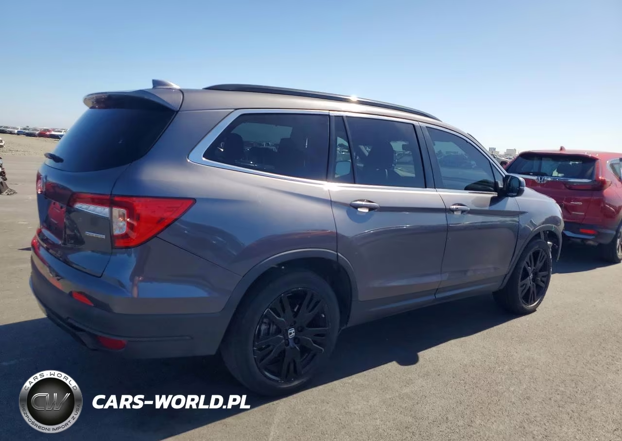 2022 Honda Pilot Se VIN:5FNYF5H22NB023650 - 3
