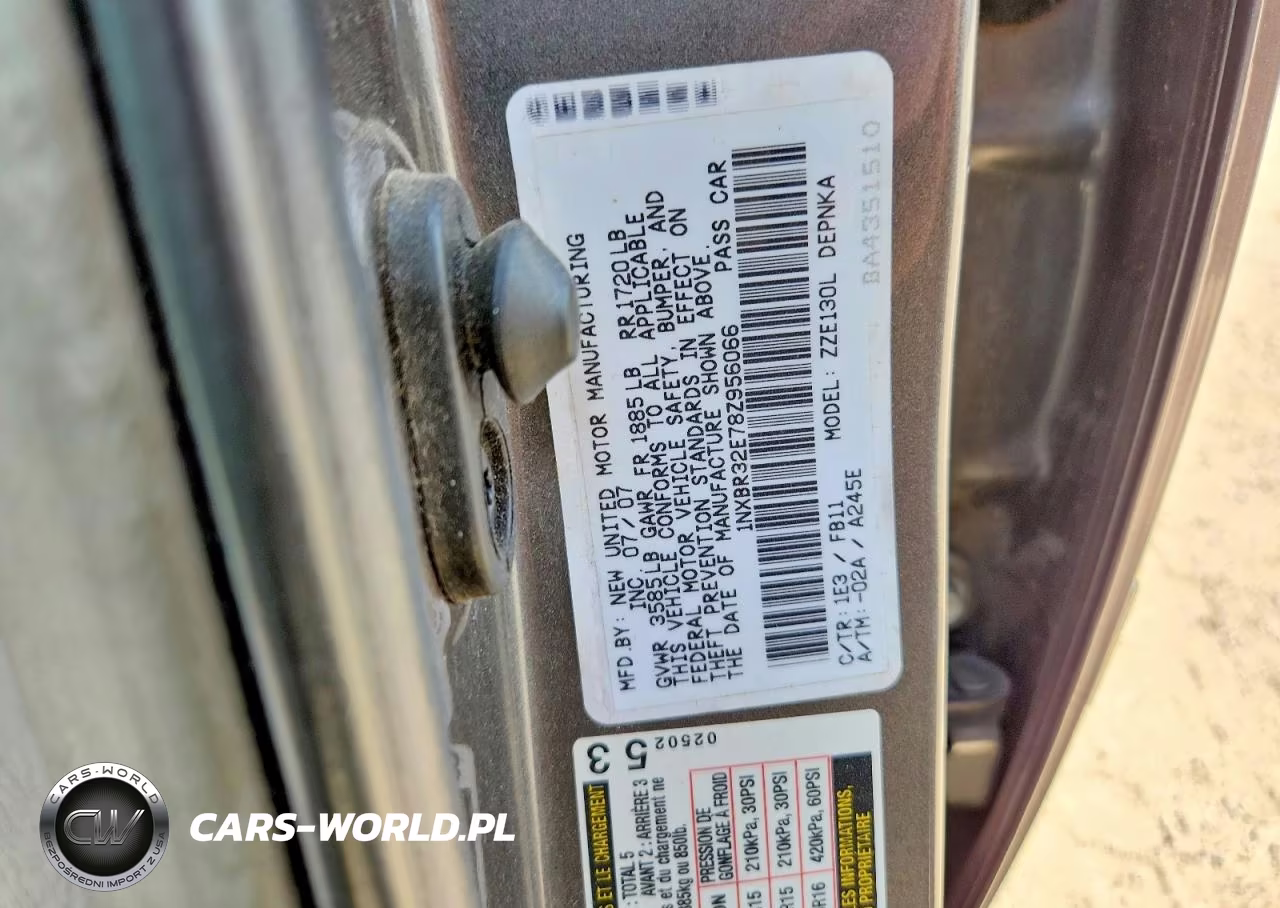 2008 Toyota Corolla Le VIN:1NXBR32E78Z956066 - 12