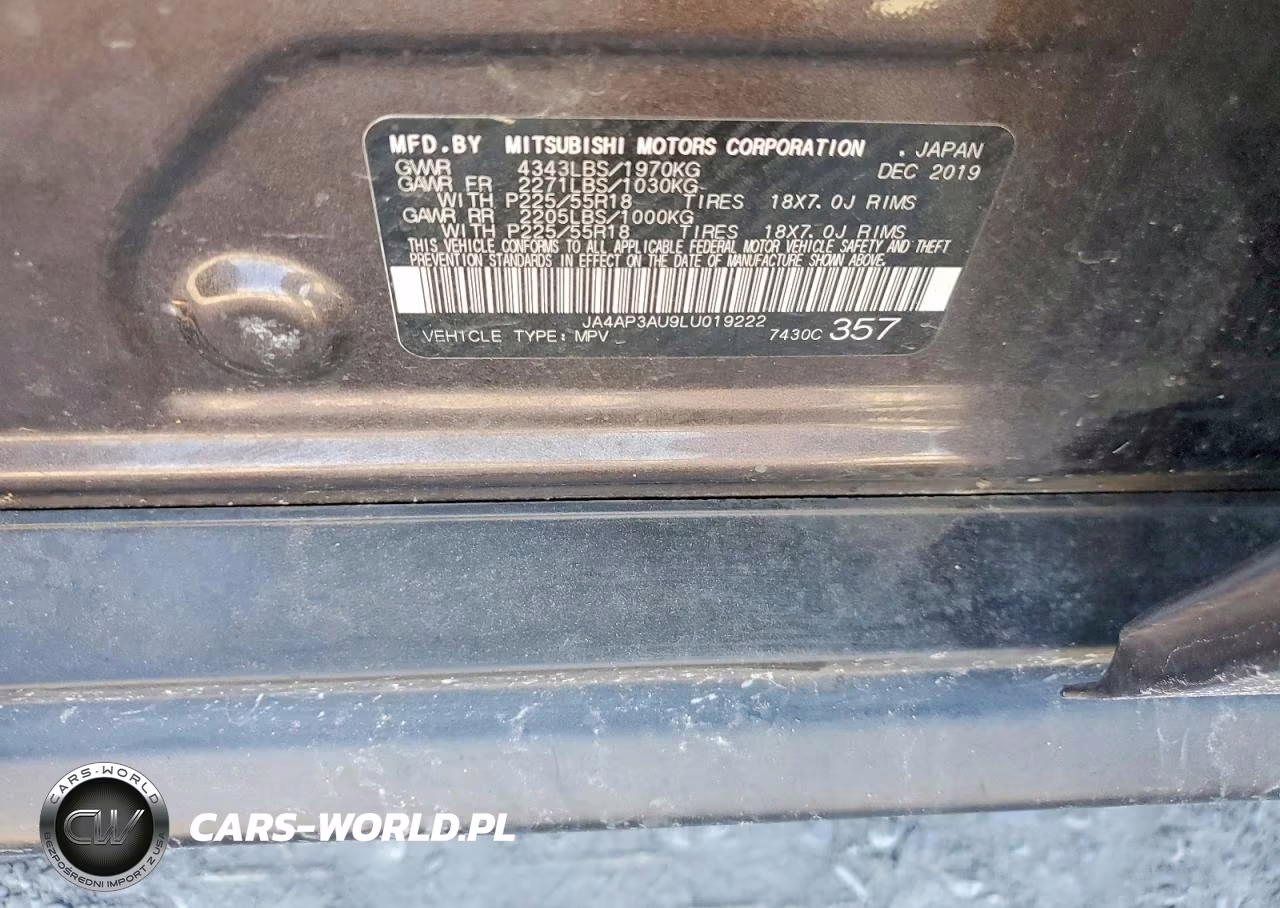2020 Mitsubishi Outlander Sport Es VIN:JA4AP3AU9LU019222 - 13