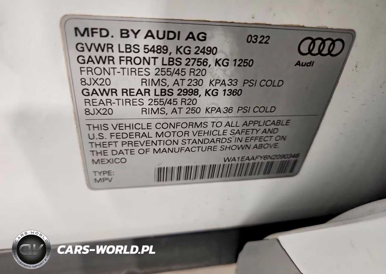 2022 Audi Q5 Premium Plus 45 VIN:WA1EAAFY6N2090346 - 13