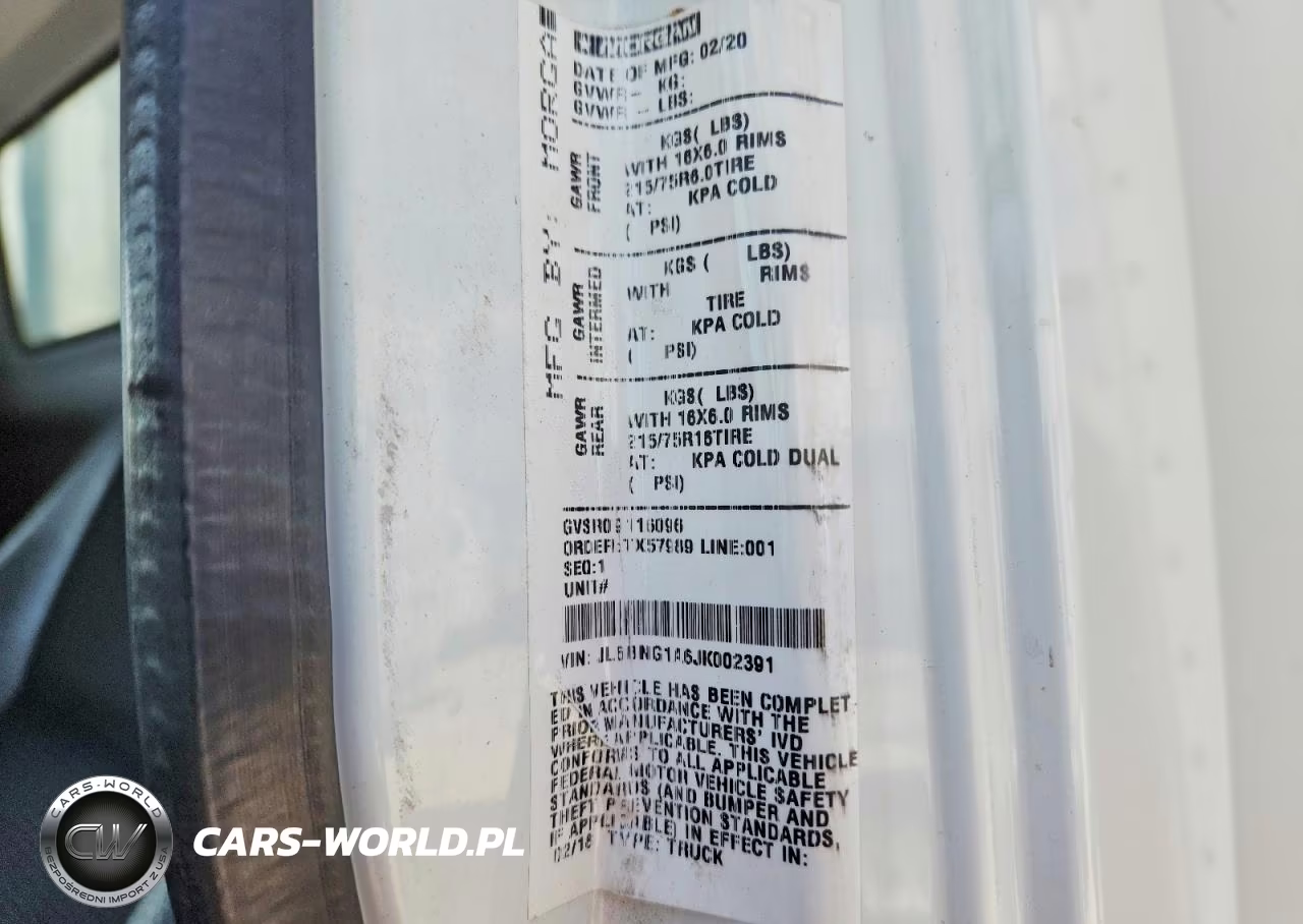 2018 Mitsubishi Medium Duty-Box Trucks VIN:JL6BNG1A6JK002391 - 13
