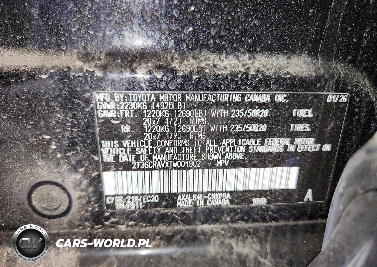 2026 Toyota Rav4 Xse VIN:2T36CRAVXTW001902 - 13