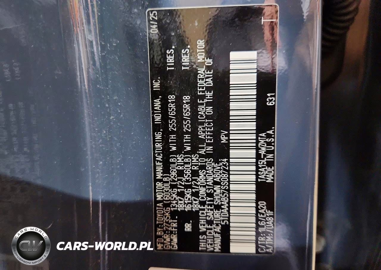 2025 Toyota Grand Highlander Xle VIN:5TDAAAB57SS087234 - 14