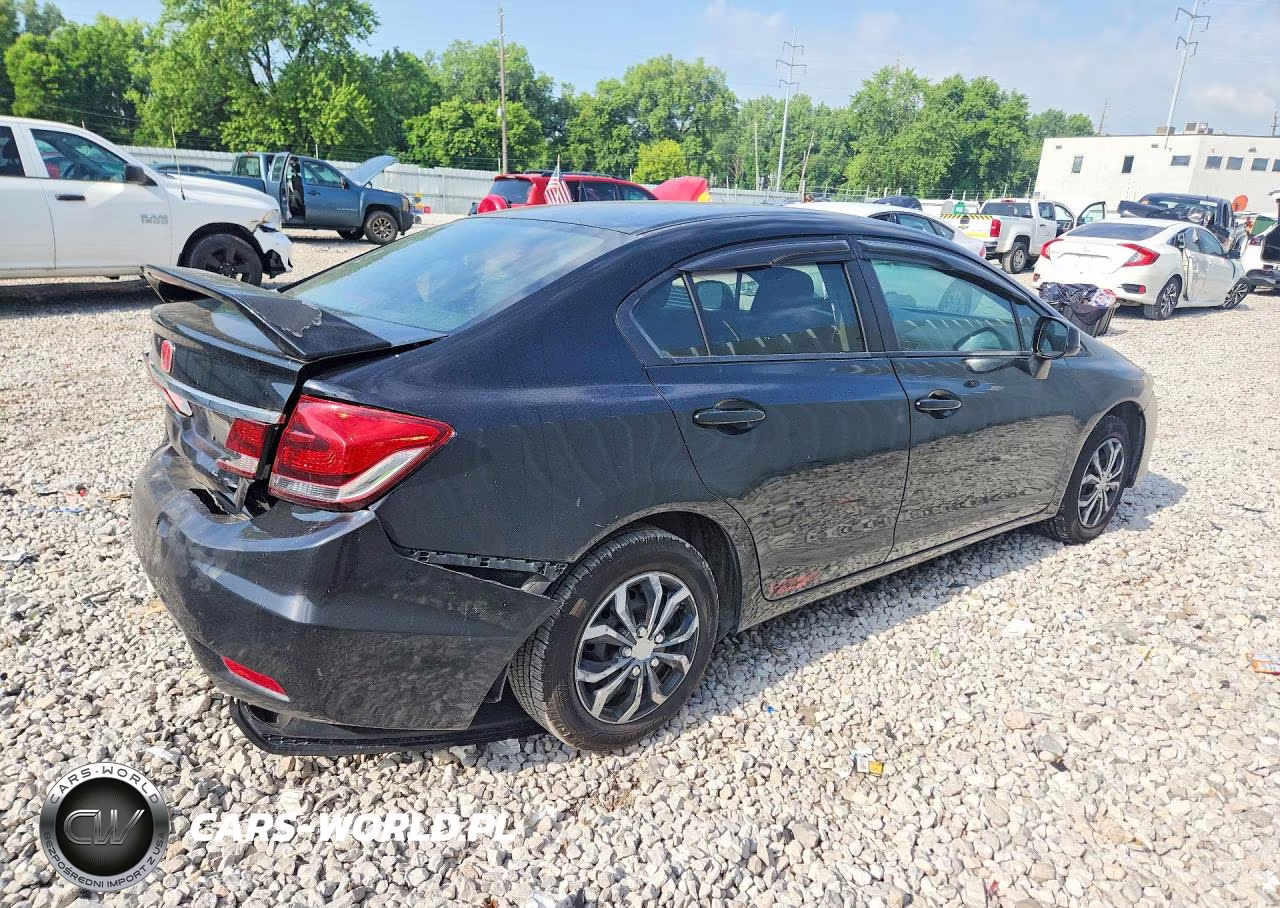 2013 Honda Civic Lx VIN:19XFB2F51DE239783 - 3