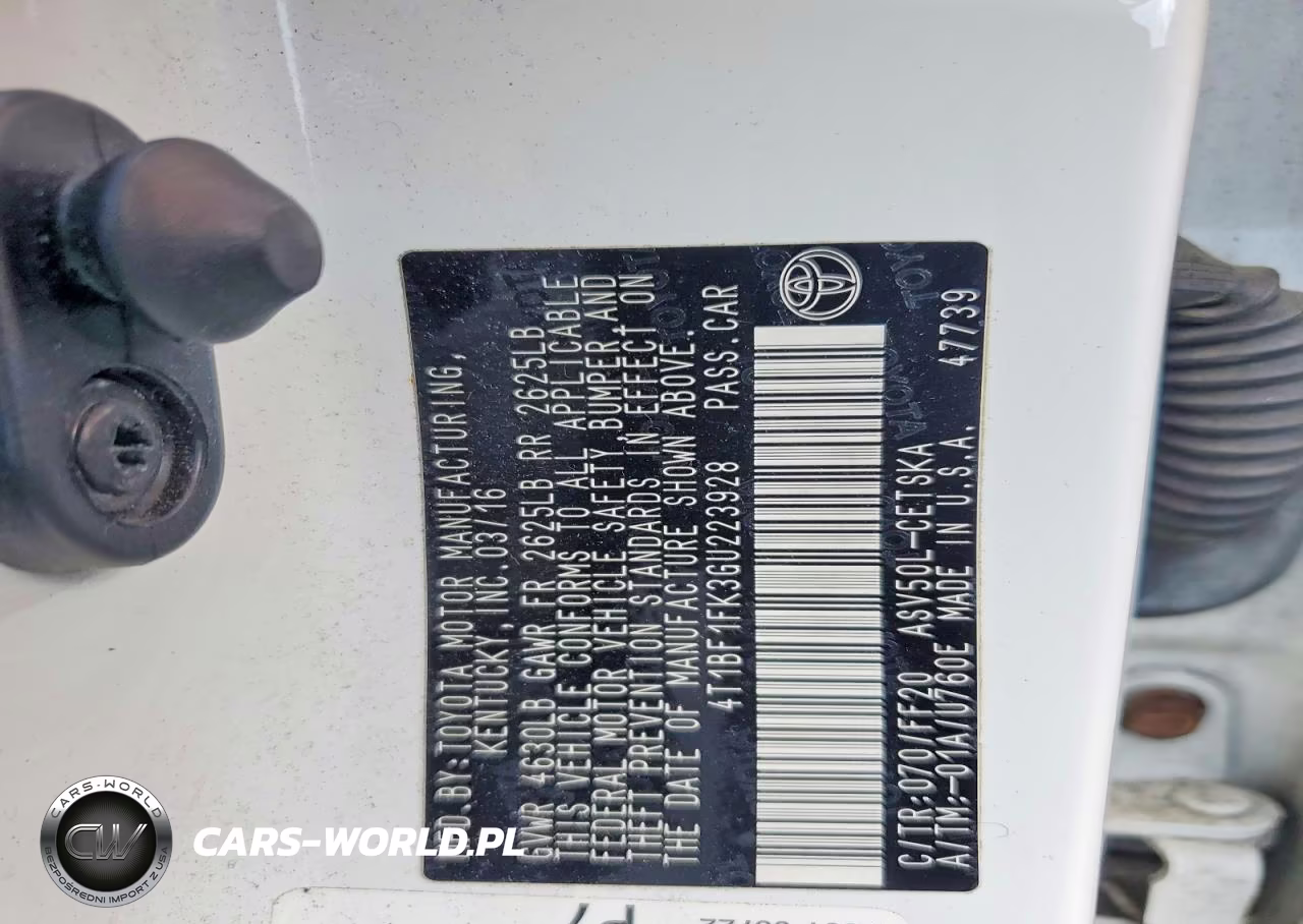2016 Toyota Camry Se VIN:4T1BF1FK3GU223928 - 12
