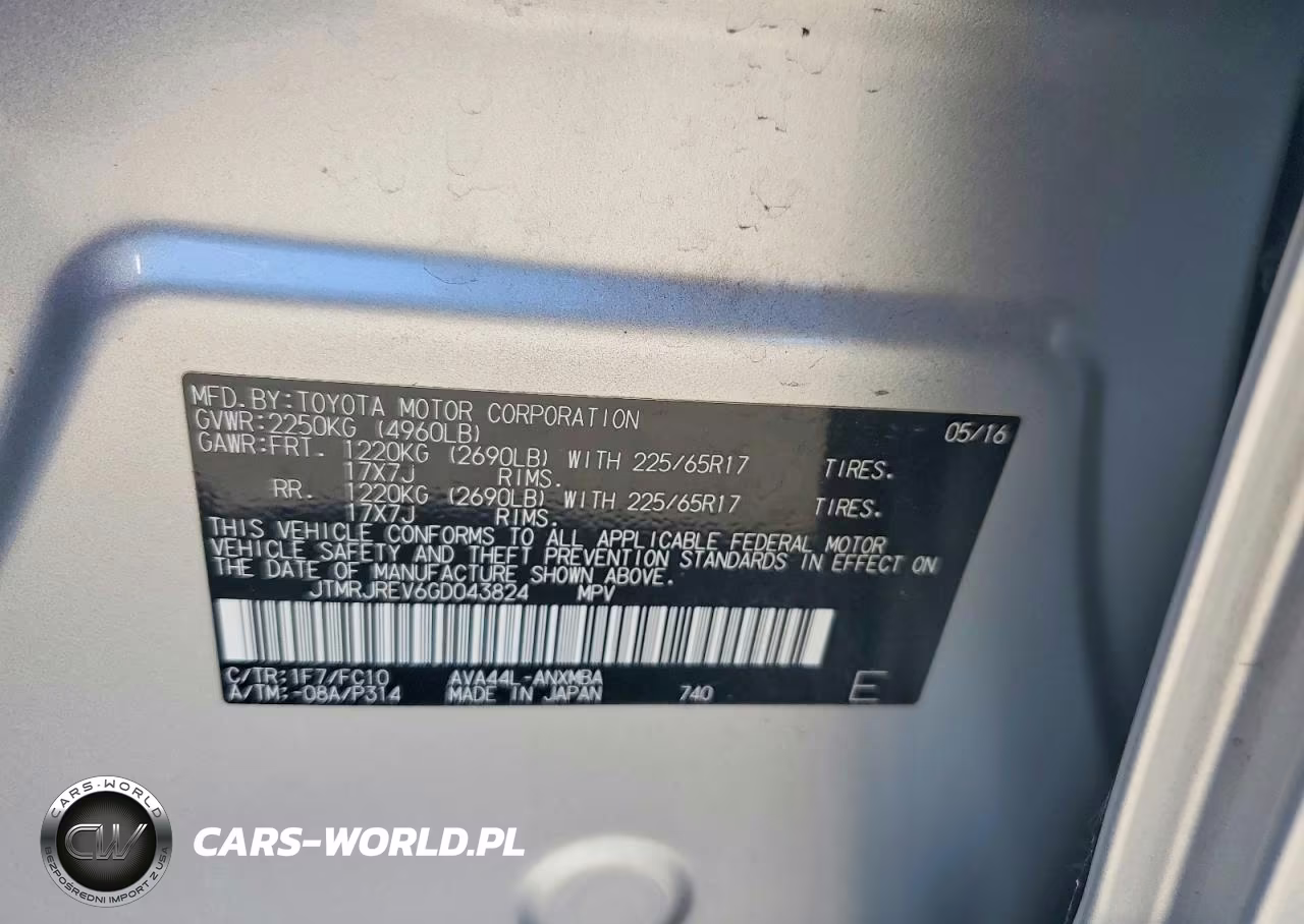 2016 Toyota Rav4 Hv Xle VIN:JTMRJREV6GD043824 - 12