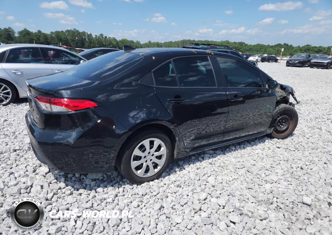 2022 Toyota Corolla Le VIN:5YFEPMAE4NP336282 - 3