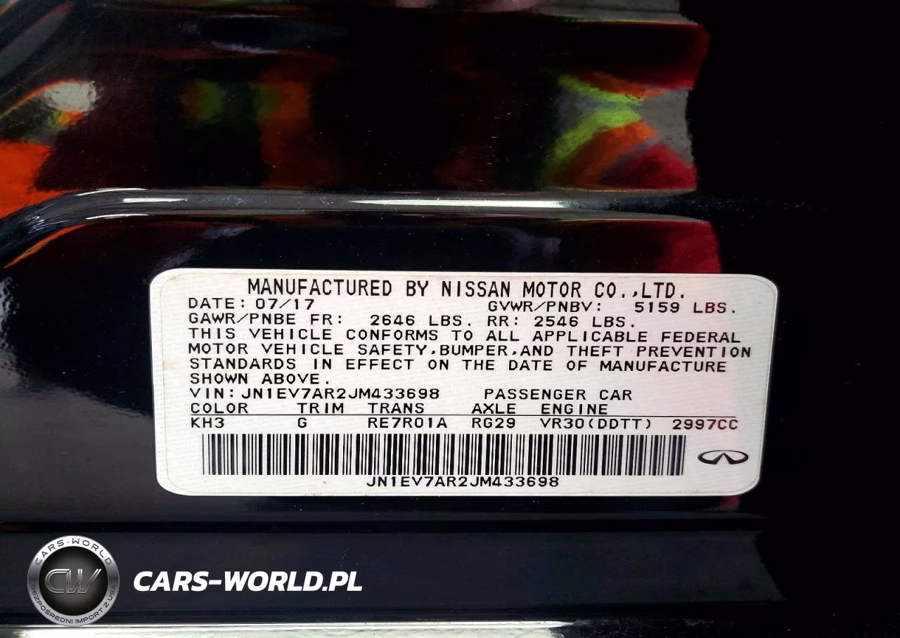 2018 Infiniti Q50 3.0T Luxe VIN:JN1EV7AR2JM433698 - 12