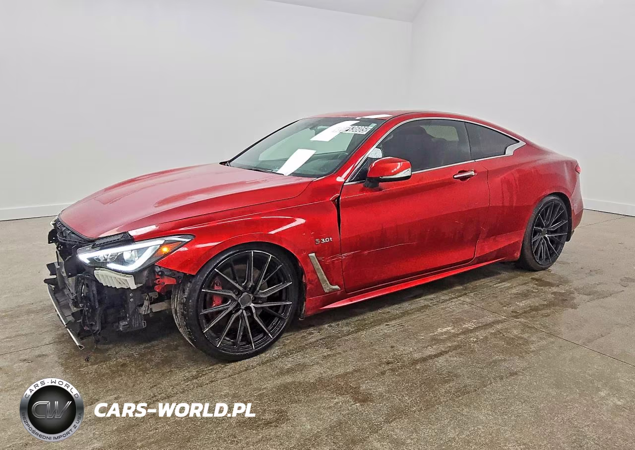 2017 Infiniti Q60 Red Sport 400