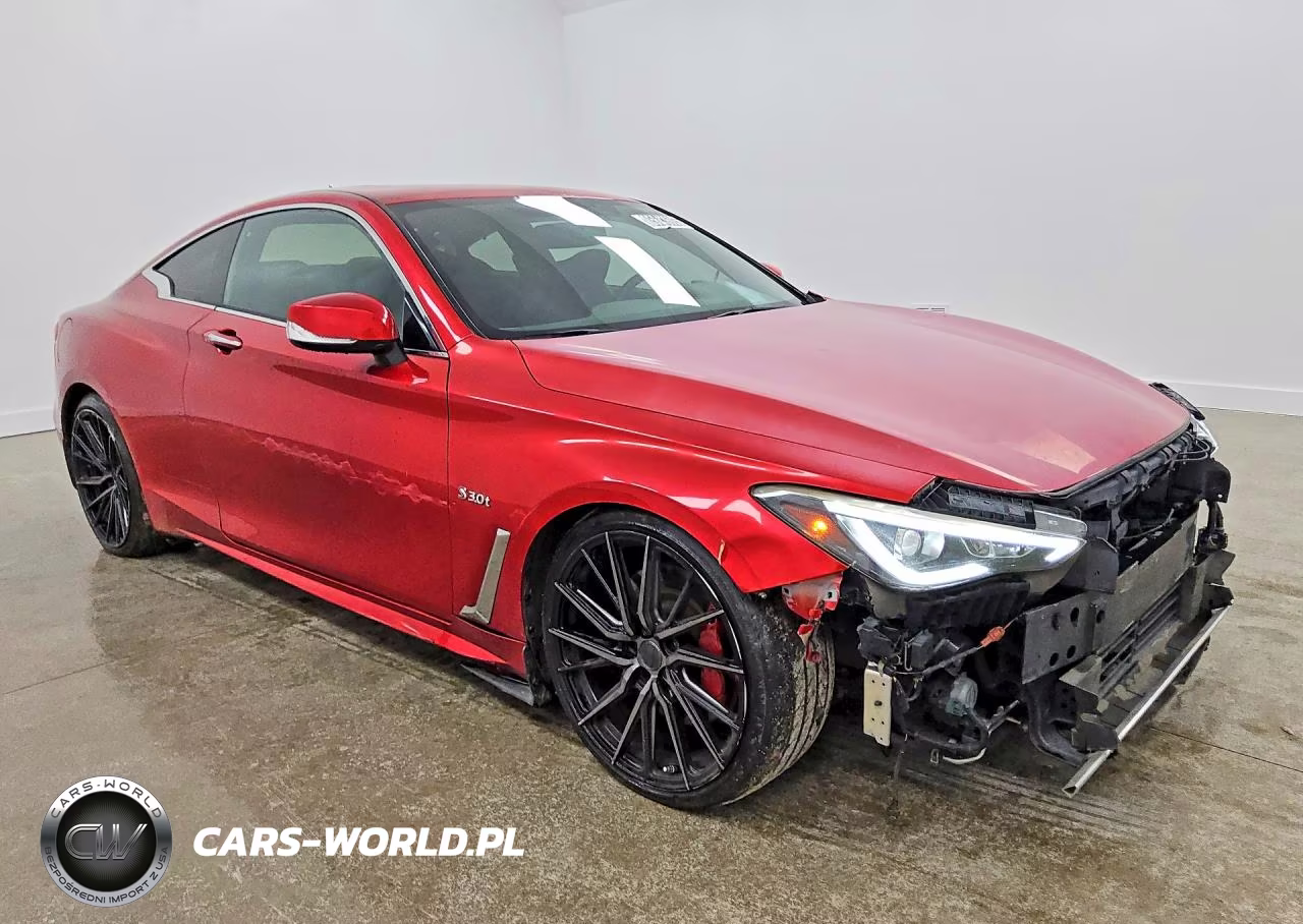 2017 Infiniti Q60 Red Sport 400 VIN:JN1FV7EK5HM610773 - 4