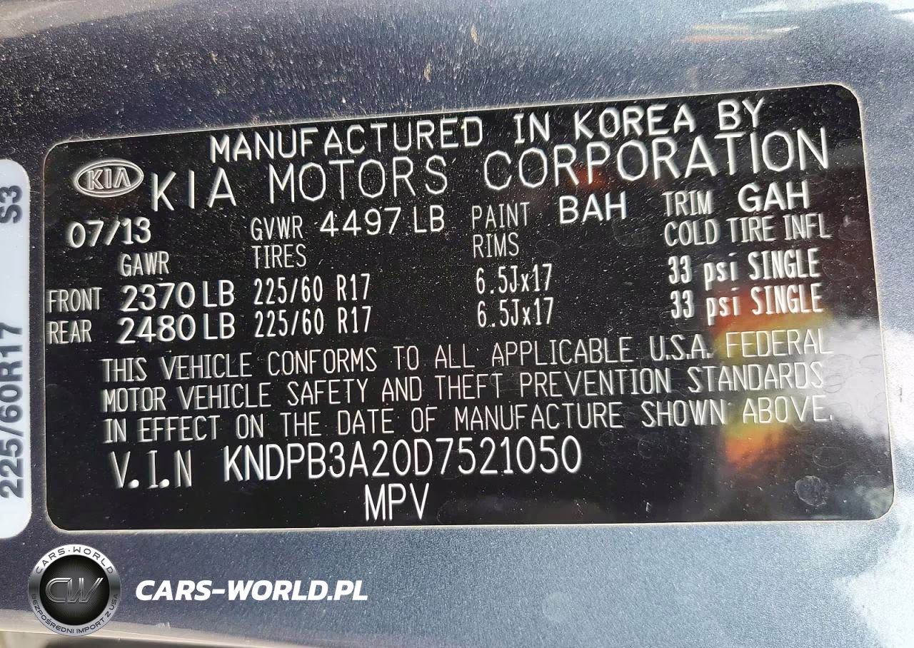 2013 Kia Sportage Lx VIN:KNDPB3A20D7521050 - 13