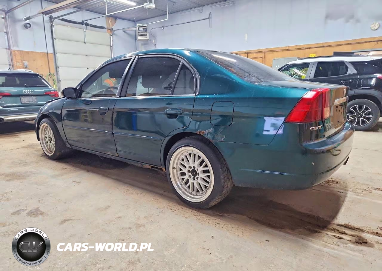 2002 Honda Civic Dx VIN:2HGES15142H569361 - 2