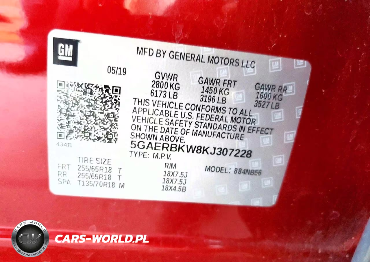 2019 Buick Enclave Essence VIN:5GAERBKW8KJ307228 - 13