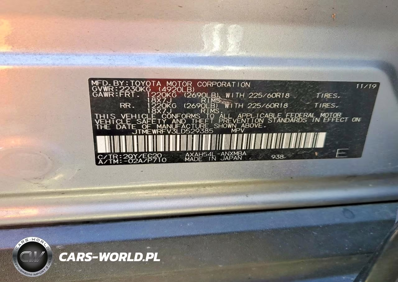 2020 Toyota Rav4 Xse VIN:JTMEWRFV3LD529385 - 14