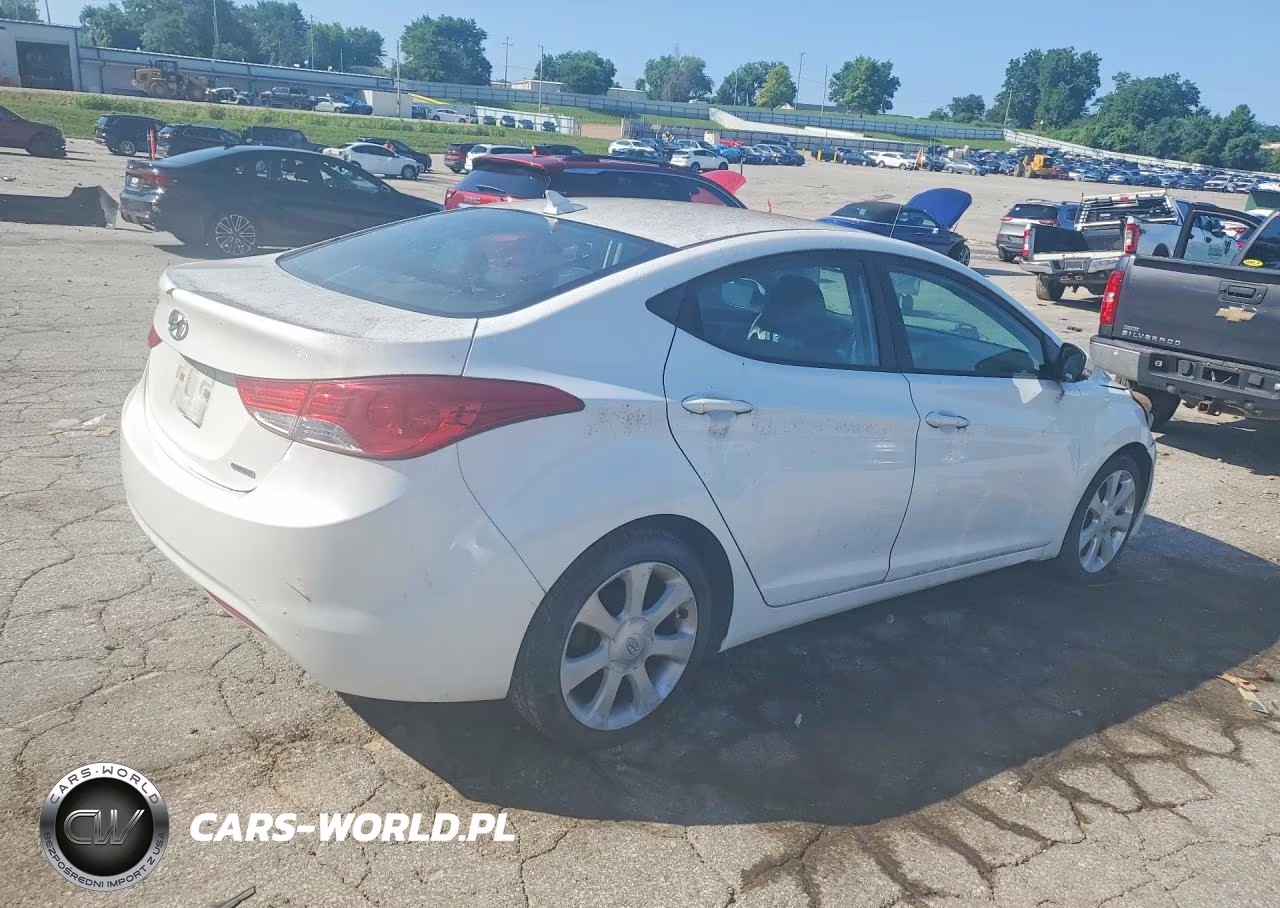 2011 Hyundai Elantra Limited VIN:5NPDH4AE9BH000791 - 3