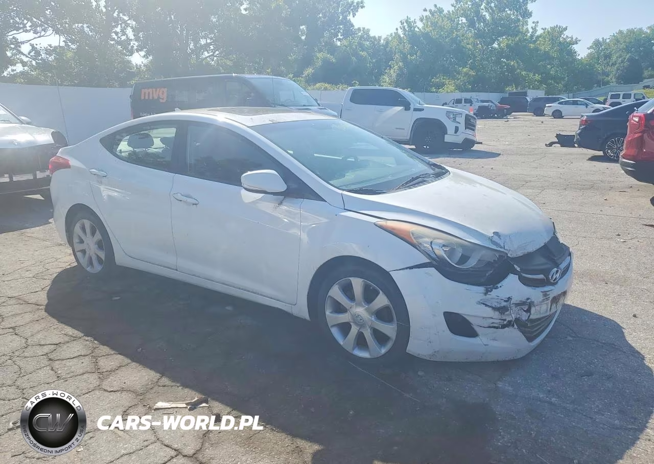 2011 Hyundai Elantra Limited VIN:5NPDH4AE9BH000791 - 4