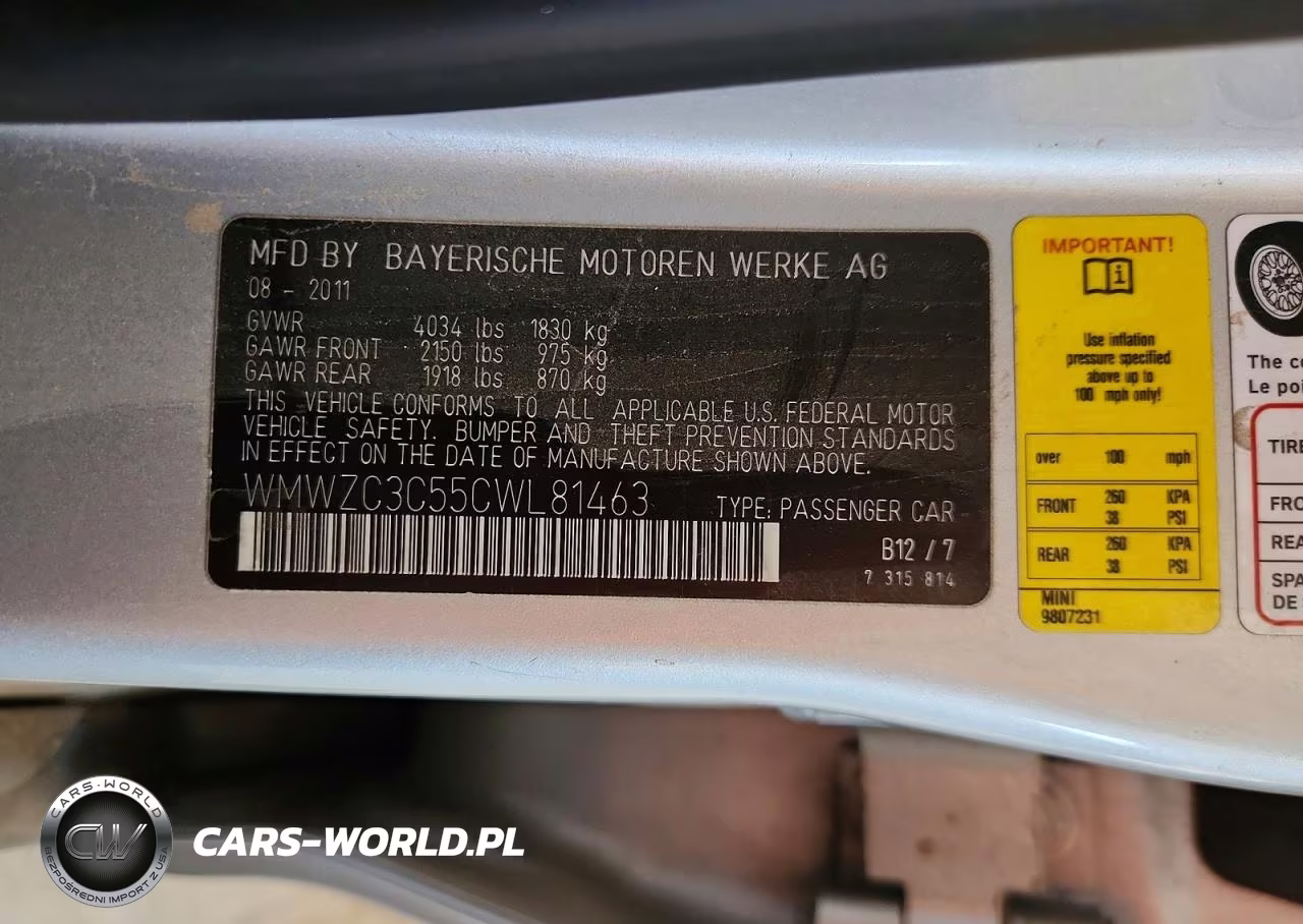 2012 Mini Cooper S Countryman VIN:WMWZC3C55CWL81463 - 12