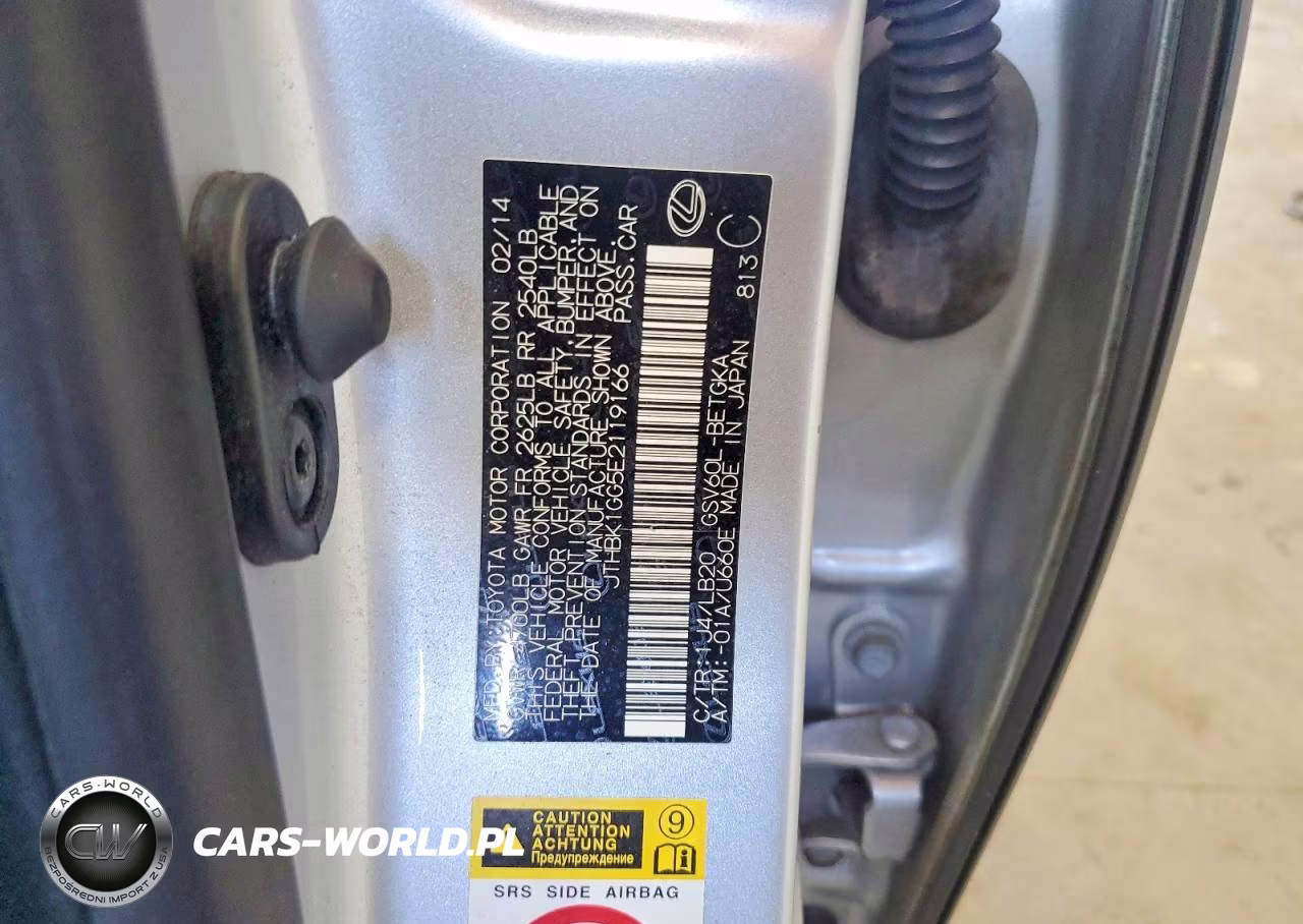 2014 Lexus Es 350 VIN:JTHBK1GG5E2119166 - 12