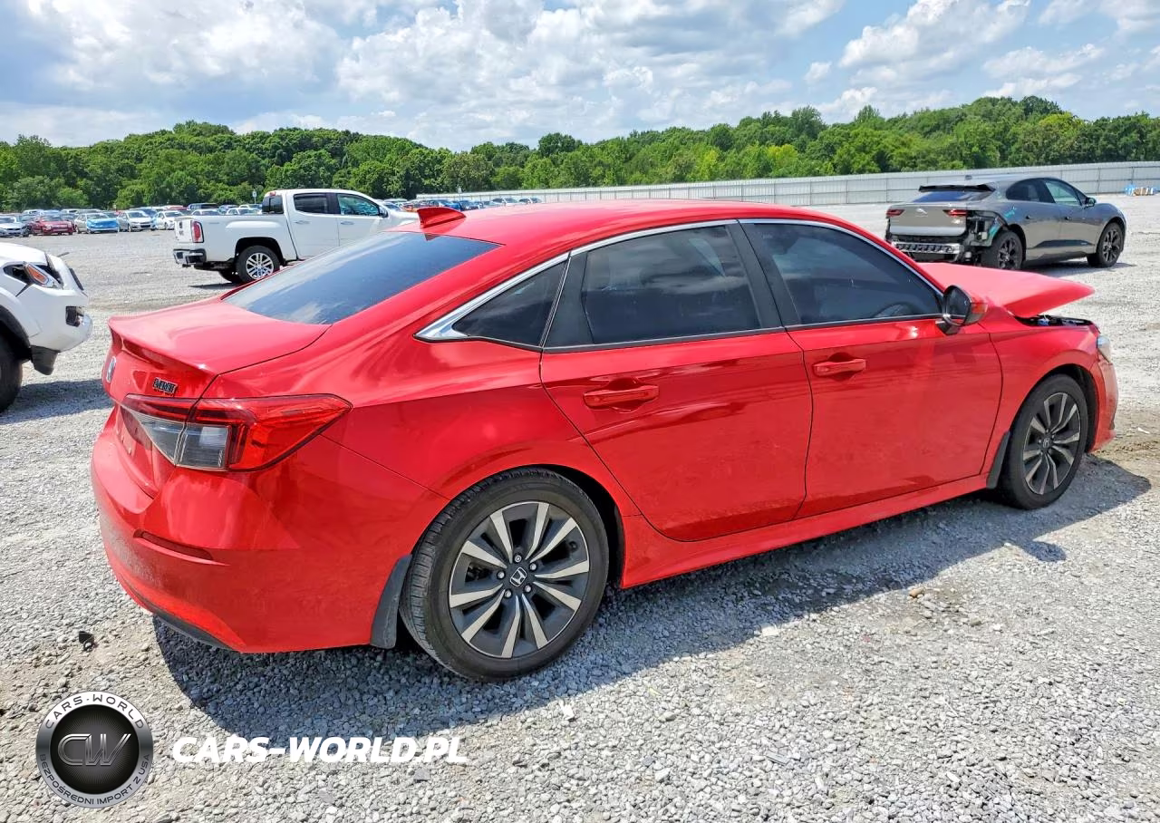 2022 Honda Civic Ex VIN:2HGFE1F70NH303967 - 3