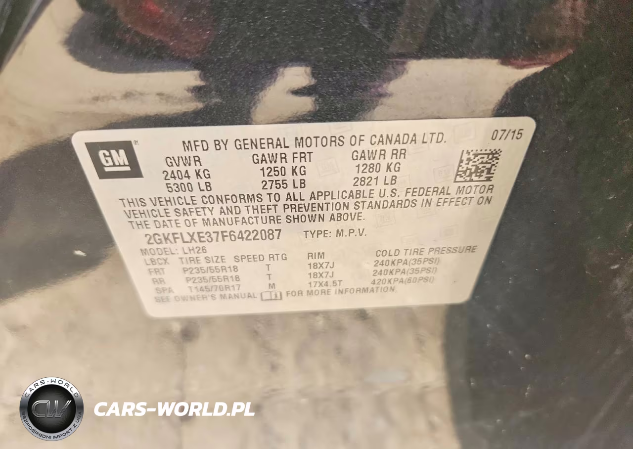 2015 GMC Terrain Slt VIN:2GKFLXE37F6422087 - 12