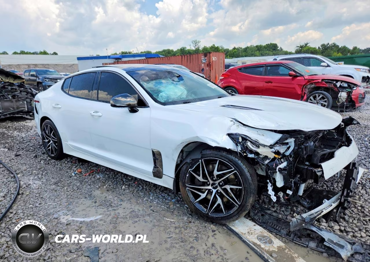 2022 Kia Stinger Gt Line VIN:KNAE35LD1N6114101 - 4