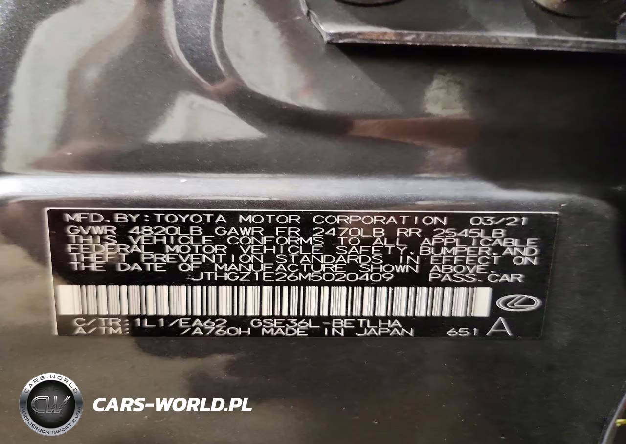 2021 Lexus Is 350 F Sport VIN:JTHGZ1E26M5020409 - 13