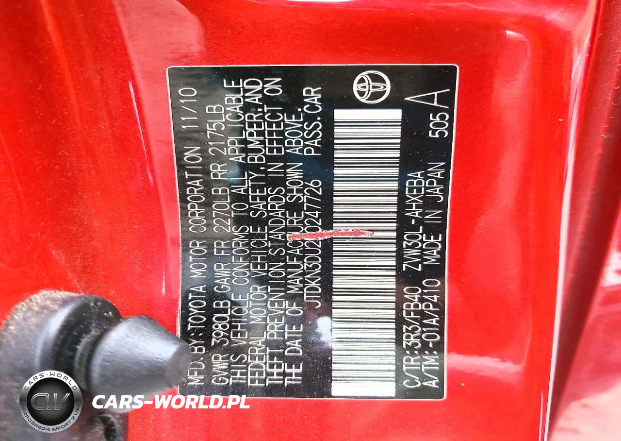 2011 Toyota Prius Two VIN:JTDKN3DU2B0247726 - 14