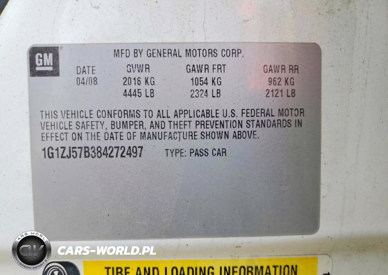 2008 Chevrolet Malibu 2Lt VIN:1G1ZJ57B384272497 - 13