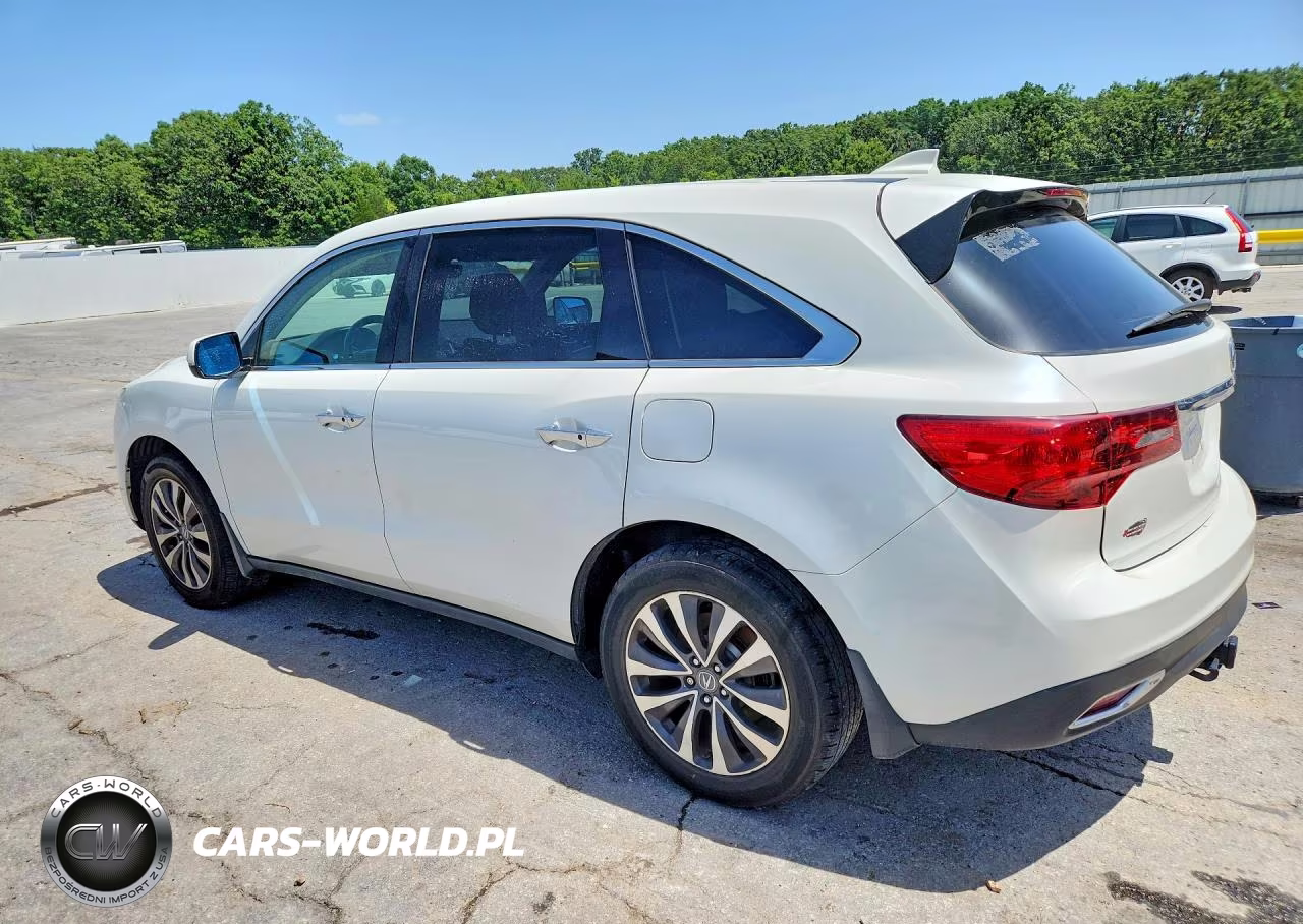 2016 Acura Mdx Technology VIN:5FRYD4H45GB011849 - 2