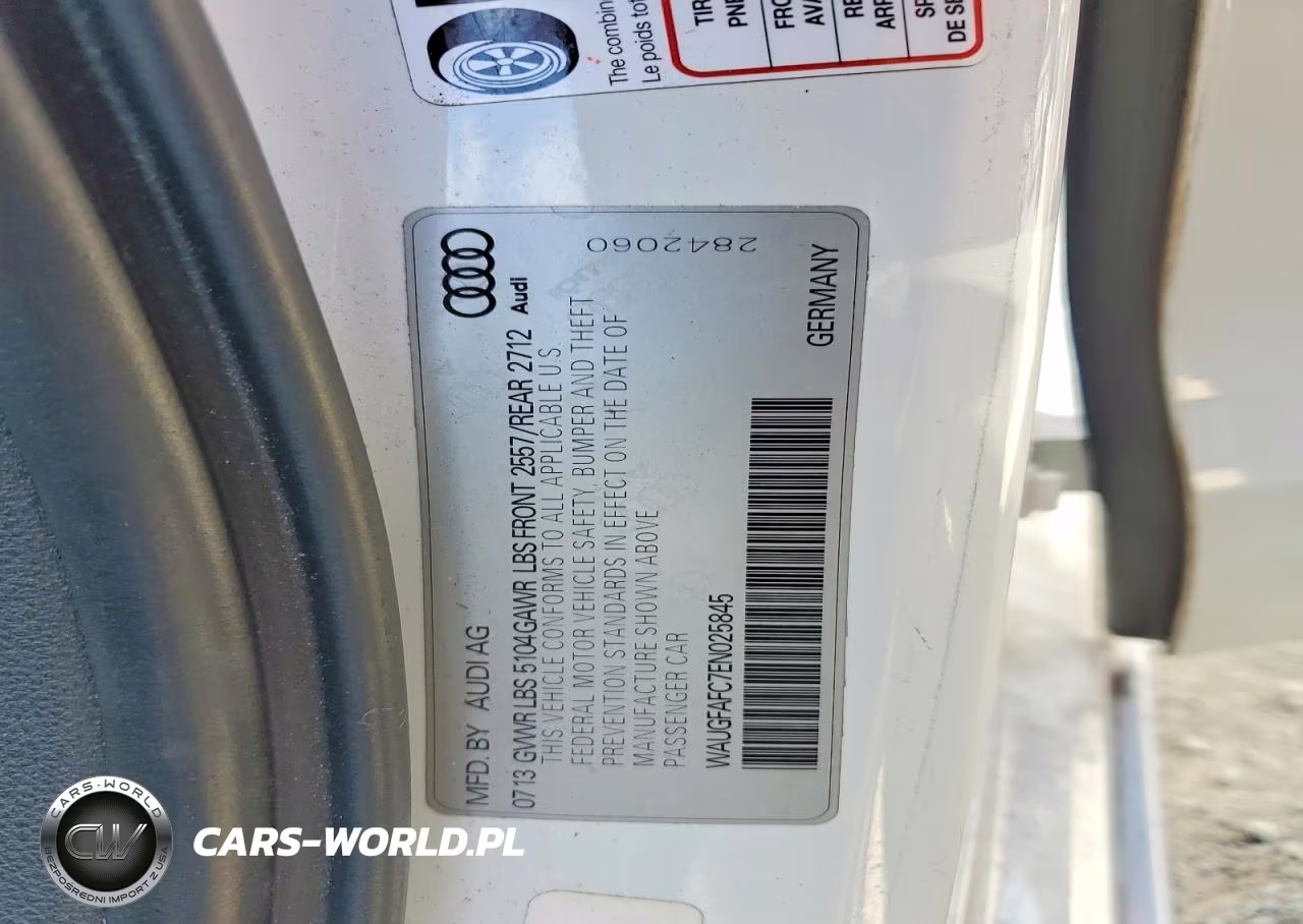 2014 Audi A6 Premium Plus VIN:WAUGFAFC7EN025845 - 12