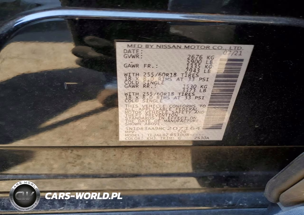 2022 Nissan Pathfinder S VIN:5N1DR3AA9NC207164 - 13