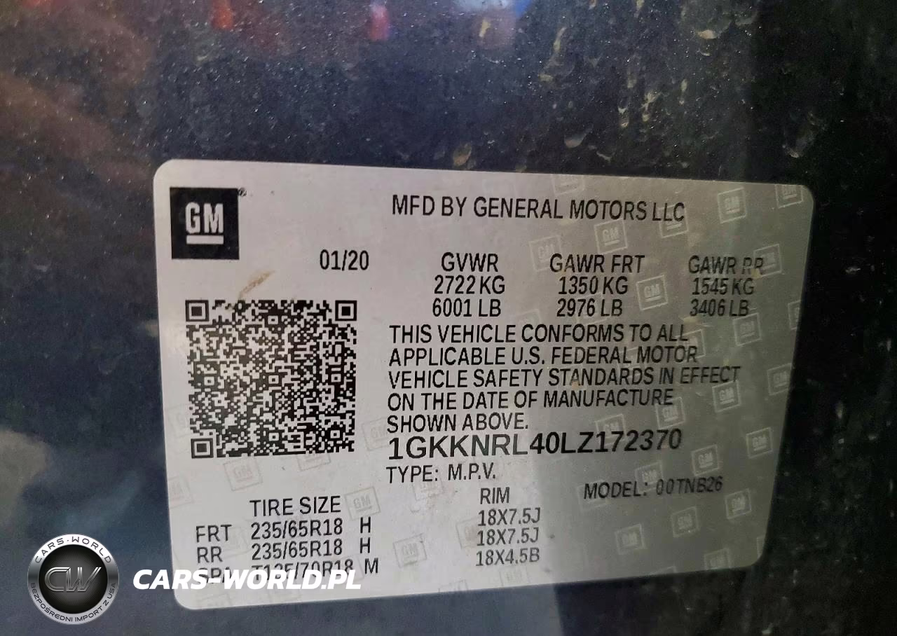 2020 GMC Acadia Sle VIN:1GKKNRL40LZ172370 - 13