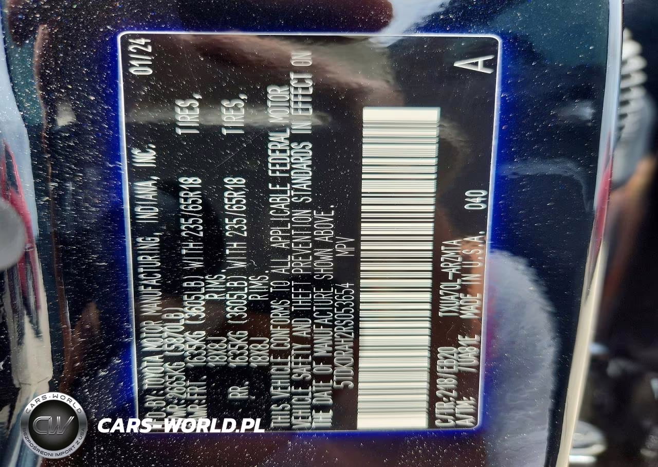 2024 Toyota Highlander Xle VIN:5TDKDRAH2RS053654 - 13