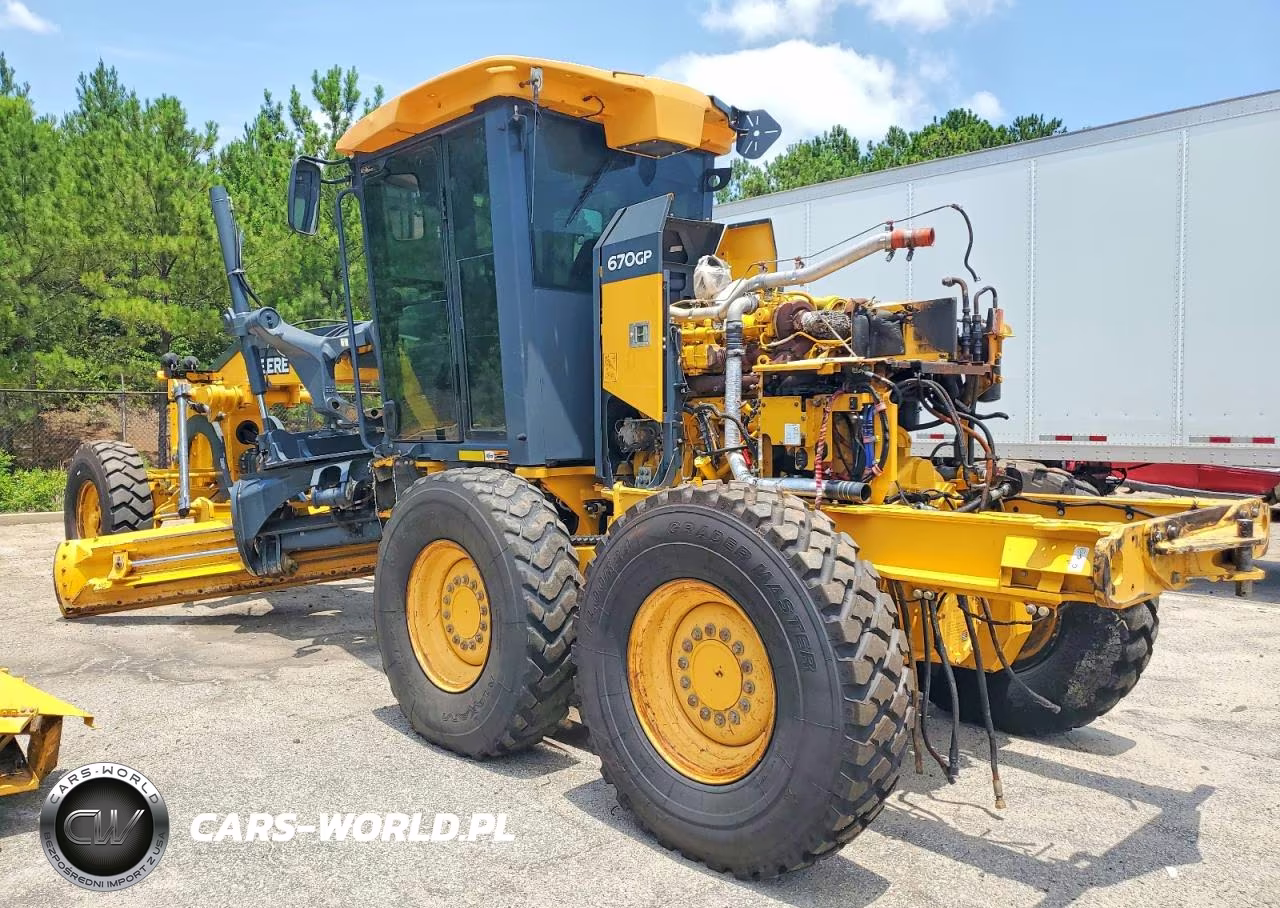 2021 John Deere 670Gp Motor Grader VIN:1DW670GPHMF711256 - 3