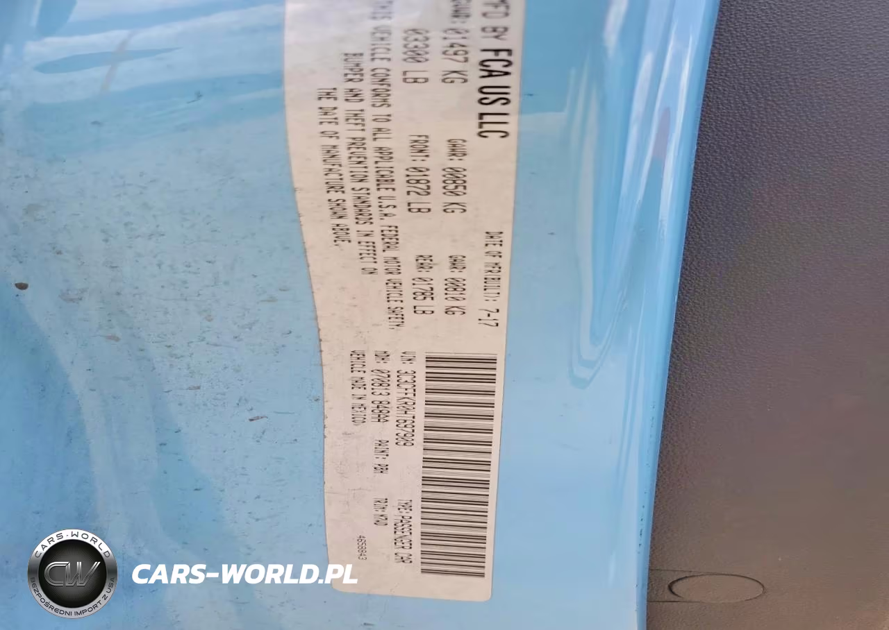 2017 Fiat 500 Pop VIN:3C3CFFKR0HT697909 - 13