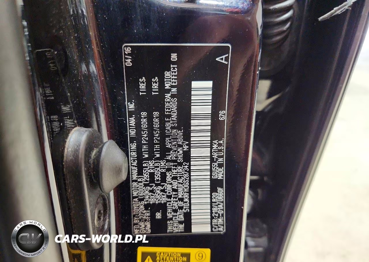 2016 Toyota Highlander Xle VIN:5TDJKRFH3GS287342 - 13