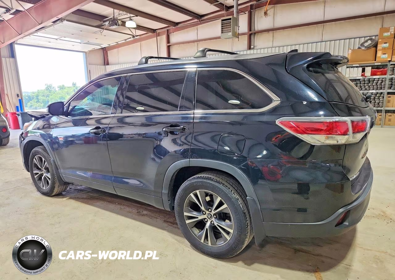 2016 Toyota Highlander Xle VIN:5TDJKRFH3GS287342 - 2