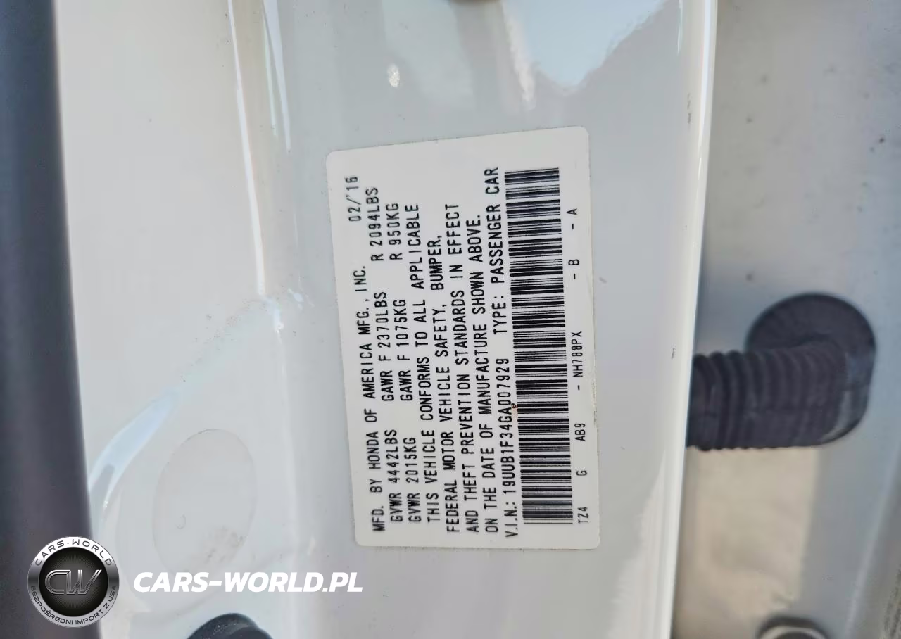 2016 Acura Tlx VIN:19UUB1F34GA007929 - 12