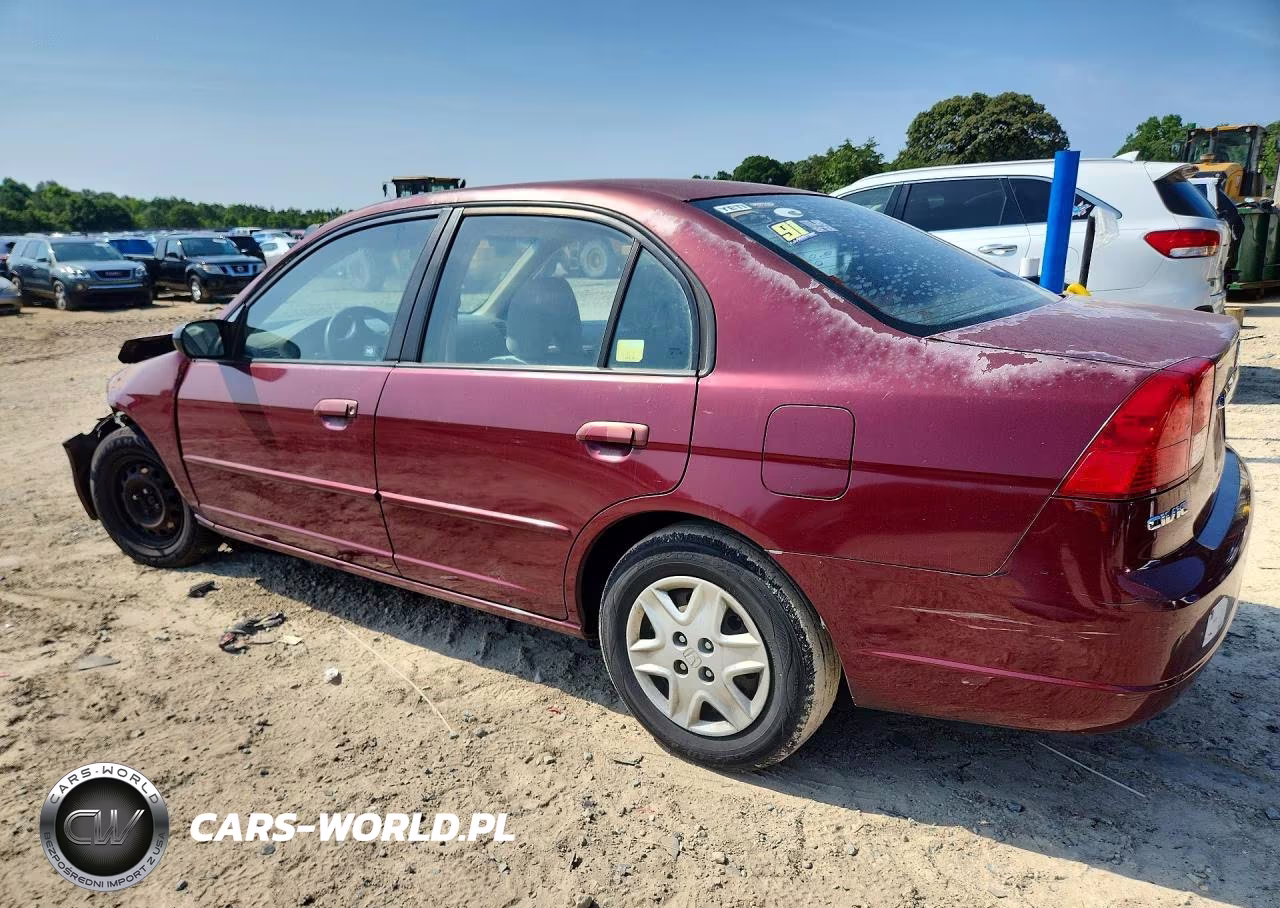 2003 Honda Civic Lx VIN:2HGES16503H532519 - 2